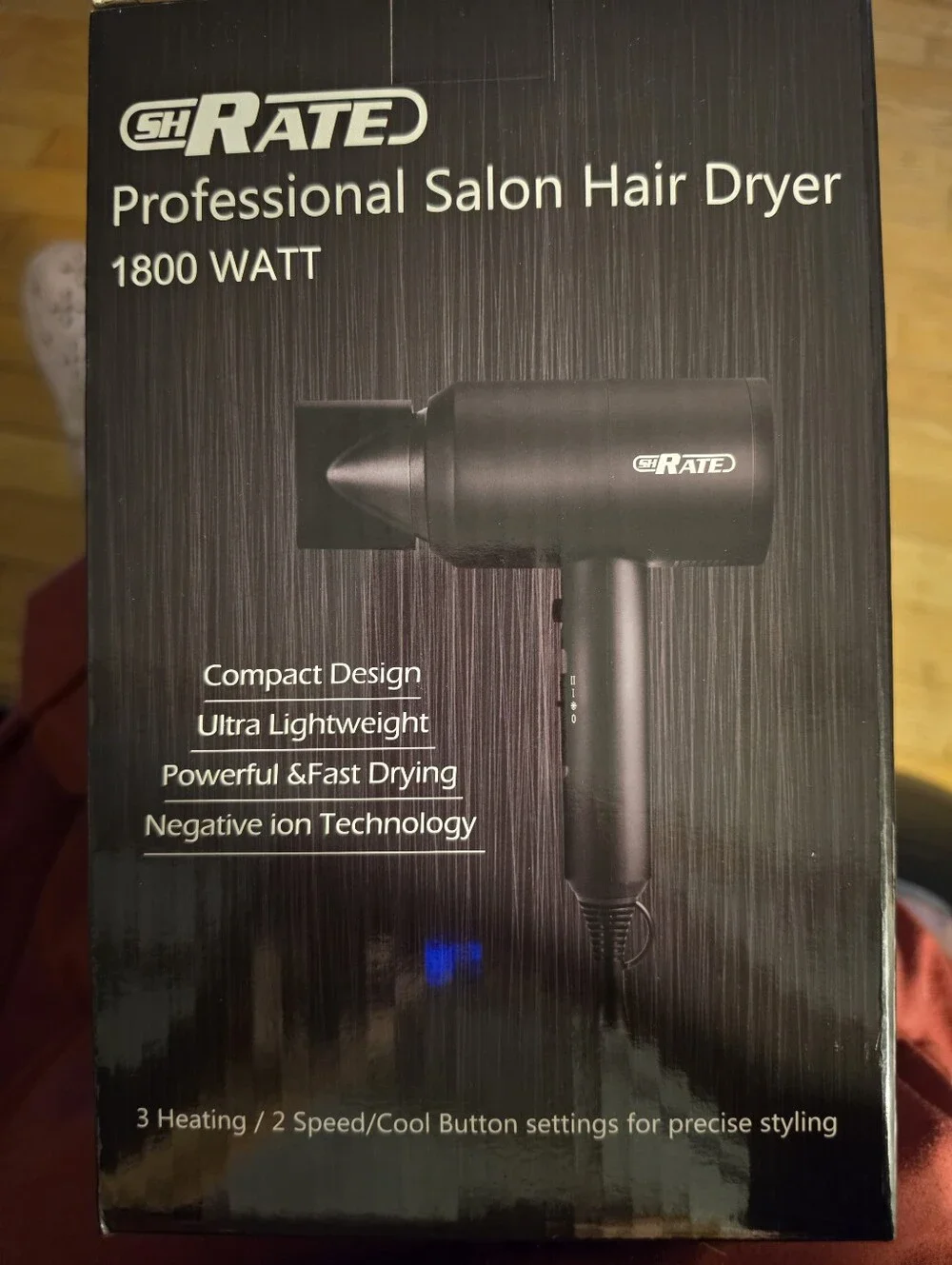 Professional Salon Hair Dryer — Black